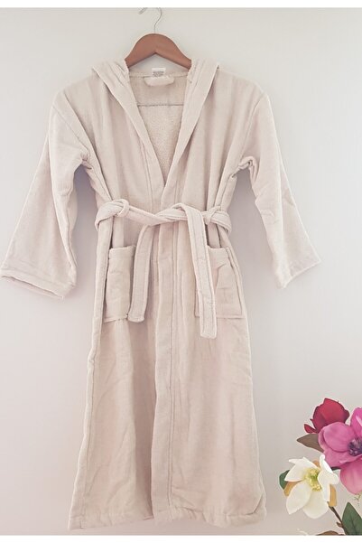 My Sweet Baby %100 Pamuk Kapşonlu Çocuk Bornozu, Kız-erkek Kadife Bornoz