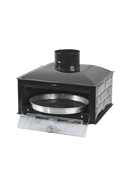 Keskinler Isı Soba Üstü Mat Siyah Fırın