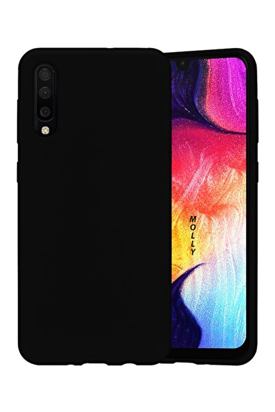 Molly Galaxy A50 Uyumlu Siyah Liquid Pastel Kılıf