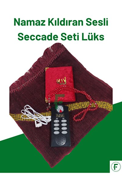 Furkan.H.P Namaz Öğreten Sesli Seccade Seti Lüks Namaz Seti