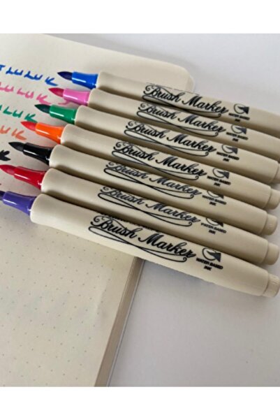 artline Supreme Brush Marker Fırça Uçlu Kalem 7 Renk