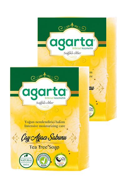 Agarta 2 Natural Tea Tree Soaps 150 gr