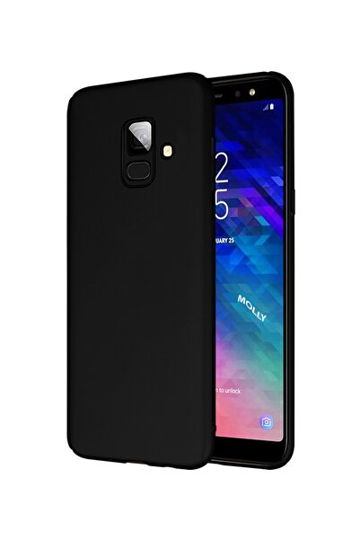 Molly Galaxy A6 2018 Uyumlu Siyah Mat Silikon Kılıf