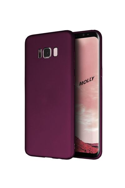 Molly Galaxy S8 Uyumlu Mürdüm Bexls Silikon Kılıf