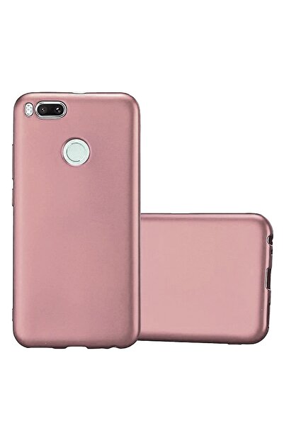 Molly Xiaomi Mi A1 Uyumlu Rose Mat Silikon Kılıf
