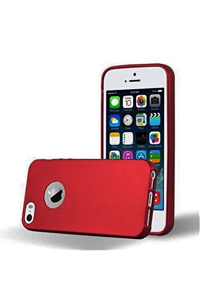 Molly Iphone 5/5s Uyumlu Bordo Mat Silikon Kılıf