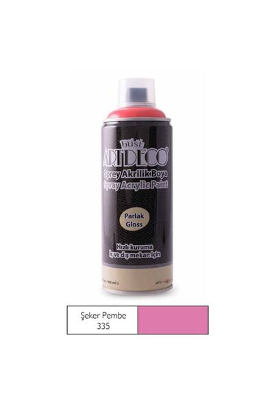 Artdeco Sprey Akrilik Boya Şeker Pembe 400ml
