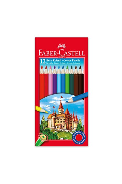 Faber Castell قلم طلاء جاف F.castell 12 علبة كبيرة من الورق المقوى
