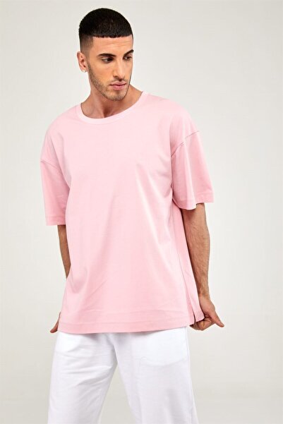 Seamoda Ανδρικό ροζ ροζ μπλουζάκι