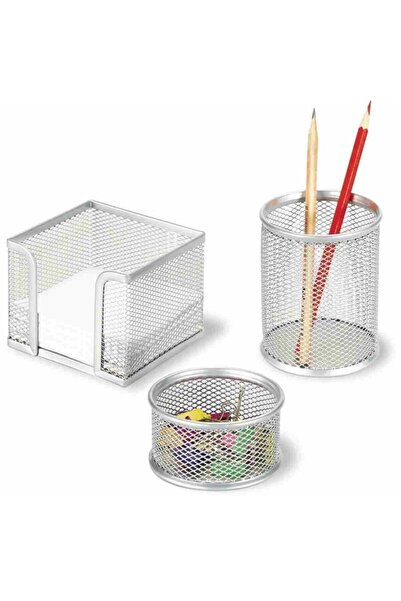 Gıpta F0074 Set de masă metalică 3 bucăți alb