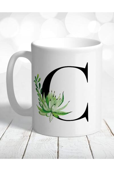 Atölye Çizgi Letter C Cactus (CACTUS) Mug