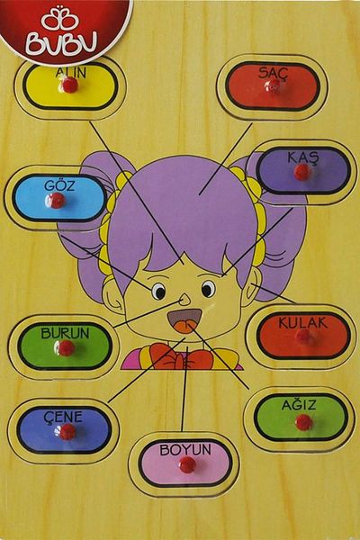Bubu Wooden Puzzle Face 30x21,5x0,8 Cm