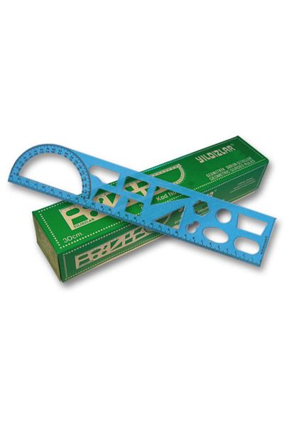 Yıldızlar 30 Cm Geometric Templated Ruler