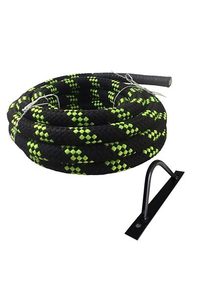 REMEGE 10 Meter Crossfit Rope / Rope Training Rope + Wall Mount
