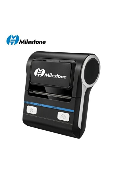 Milestone Mht P8001 - 80mm Bluetooth'lu Taşınabilir Termal Fiş , Etiket Ve Barkod Yazıcı