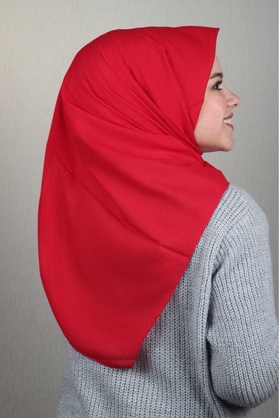 AlışverişTarlası Puan Solid Color Chiffon Scarf - Pattern-01 - Color-08