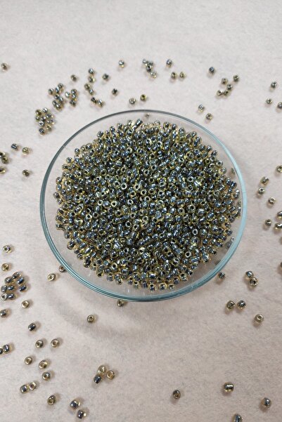 platin hediyelik 100 de grame de mărgele de nisip de culoare verde de 4 mm