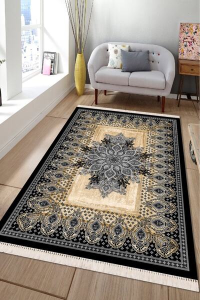 Modern home Klasik Ve Modern Tasarımlı Halı Yolluk Kolay Temizlenebilen Deri ...