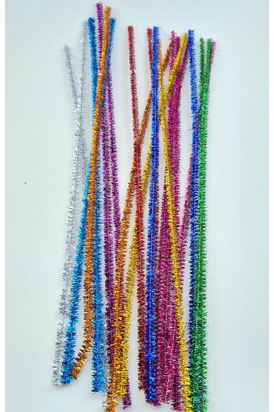 TGB Wire Glitter Chenille 30 cm 20 Pieces