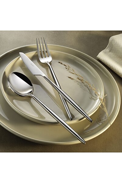 Batta 18 Parça 6 Kişilik Yemek Çatal Kaşık Bıçak Takımı 8000 Model