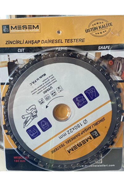 Meşem Zincirli Ahşap Dairesel Testere 180 mm x 22 mm