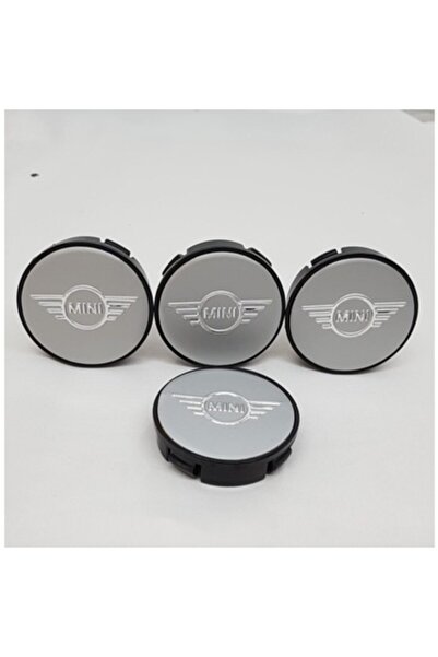 DURU DORUK Jant Göbeği Mini Cooper Uyumlu 58/55 55mm Yuva 4'lü Set Silver