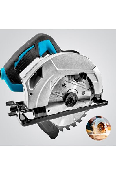 İBELTECH 1200w 185mm Profesyonel Toz Çıkışlı Dairesel Testere Açı Ayarlı