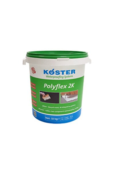 Köster Polyflex 2k 32kg Zift Bitümlü Su Yalıtımı Temel Perde