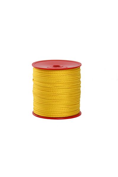 Globe 1.5 Mm Polyester Multi-Purpose Rope - Yellow - 200 M- Roller