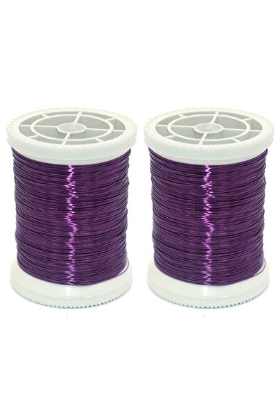 TUĞRA TABLO Bakır Tel ( 2 Adet ) No:1 Mor 100mt.