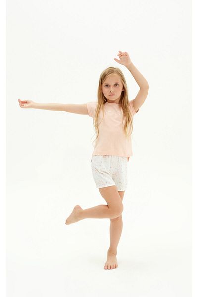 Blackspade Girl's Pink Pajama Set