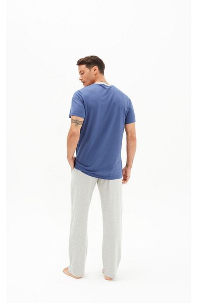 Blackspade 30450 Model Men's Indigo Pajama Set