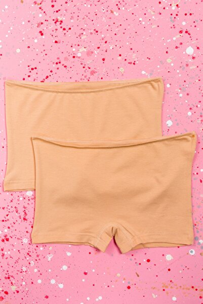 BSM High Quality 2-Piece Women's Boxers - Nude Modal Cotton