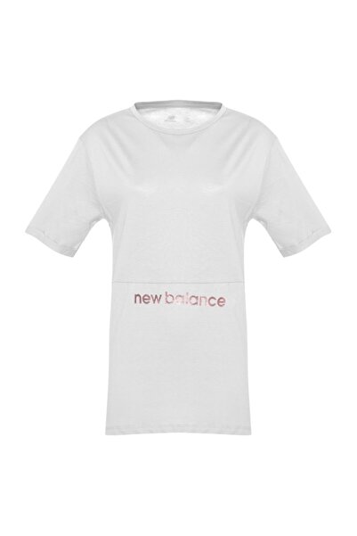 New Balance Unisex Λευκό T-Shirt - Wtt1955-wt