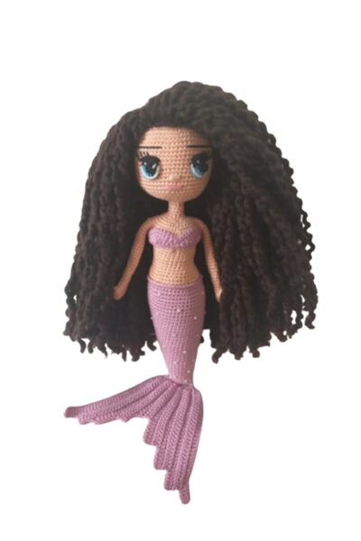 OYUNCAKPARK Deniz Kızı Eftelya Bebek Amigurumi Organik Oyuncak