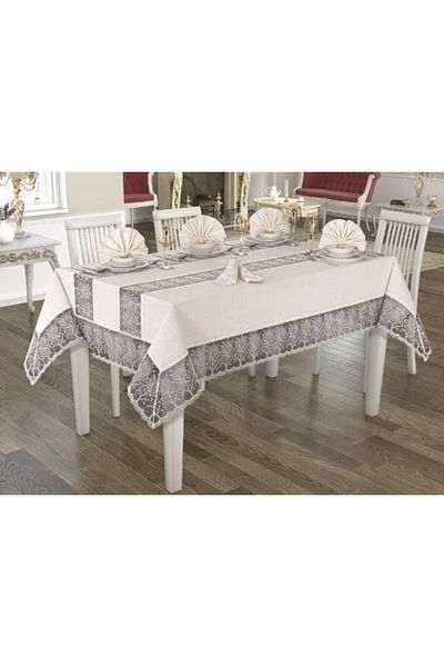 Çeyiz Bahçesi Set de fețe de masă Ceyizbahcesi Serenat 25 piese