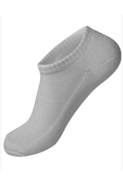 12 Çift Gri Unisex Patik Çorap Spor Ayakkabı Kısa Soket Yazlık Çorabı Sneaker