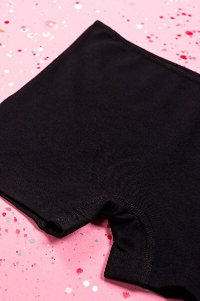 BSM High Quality 6-Piece Women's Black Modal Boxers