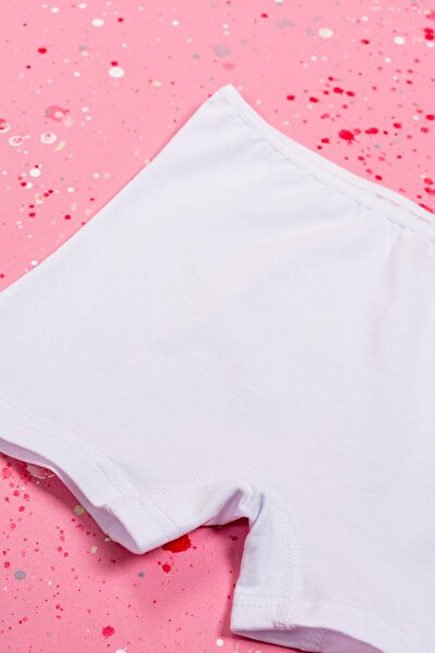 BSM 6-Piece Women's White Modal Cotton High Quality Natural Boxers