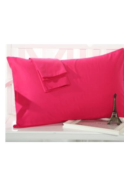 İzgi Concept Pink Natural Cotton Cotton Hidden Single Zipper (Single - 50X70)...