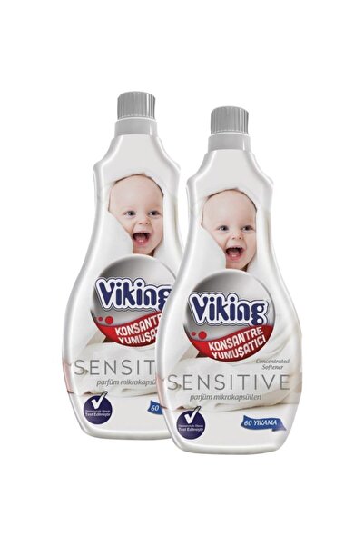 Viking Yumuşatıcı Sensitive 1440 Ml 60 Yıkama 2 Adet