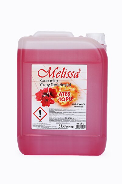 Melissa Konsantre Yüzey Temizleme Sıvısı Ateş Topu 5 L