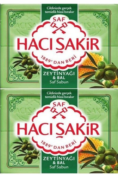 Hacı Şakir Olive Oil & Honey Mold Soap 600 gr 2 Pieces