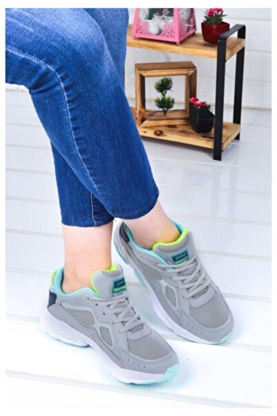 Jump Gray 24711 Model Women's Sneakers