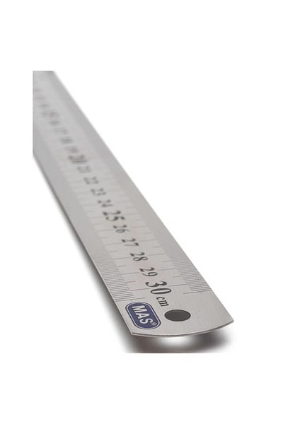 Mas Ruler 30cm Steel No2330
