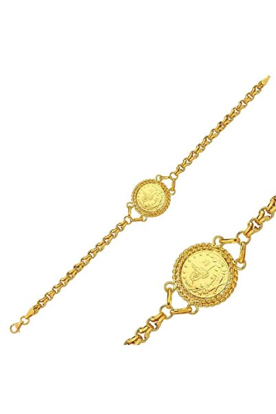 BİLEZİKHANE Kadın 22 Ayar Reşat Çeyrek Altınlı Burgulu Bileklik