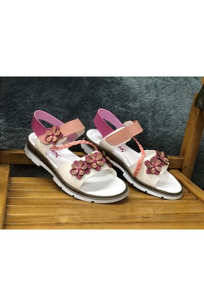 ŞİRİNGENÇ Sandale ortopedice florale pentru fete