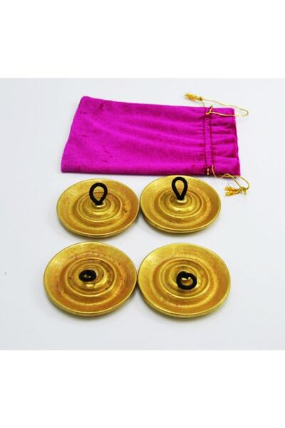 İMECE Pz400 Parmak Zili 400 Gr -profosyonel Büyük Boy 4 Adet ( Kadife Kese )