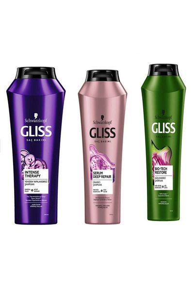 Gliss Bio-tech Restore 500 Ml Strengthening Shampoo - 3 in 1