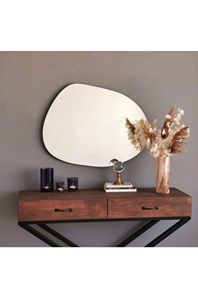 FNC CONCEPT Bulut Ayna Dekoratif Asimetrik Duvar Veya Masüstü Aynası 55x75